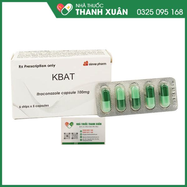 Thuốc Kbat 100mg Slavia điều trị nấm Candida